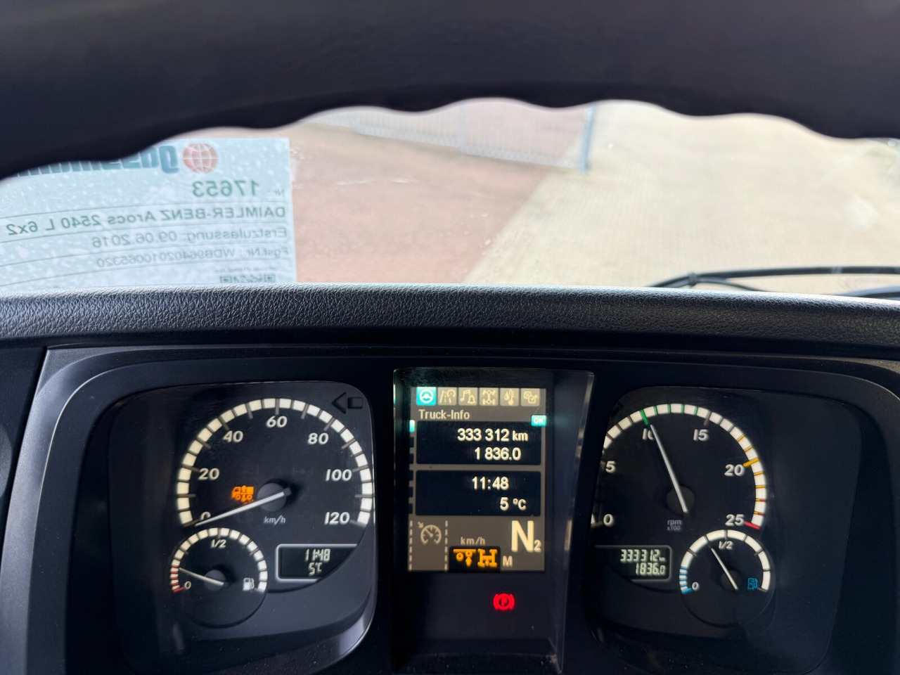 Mercedes-Benz Arocs 2540 L 6x2 Arocs 2540 L 6x2, Liftachse, Motorabtrieb, VDL Abrollanlage S 21-5200 - Hook lift truck: picture 5 Mercedes-Benz Arocs 2540 L 6x2 Arocs 2540 L 6x2, Liftachse, Motorabtrieb, VDL Abrollanlage S 21-5200 - Hook lift truck: picture 5