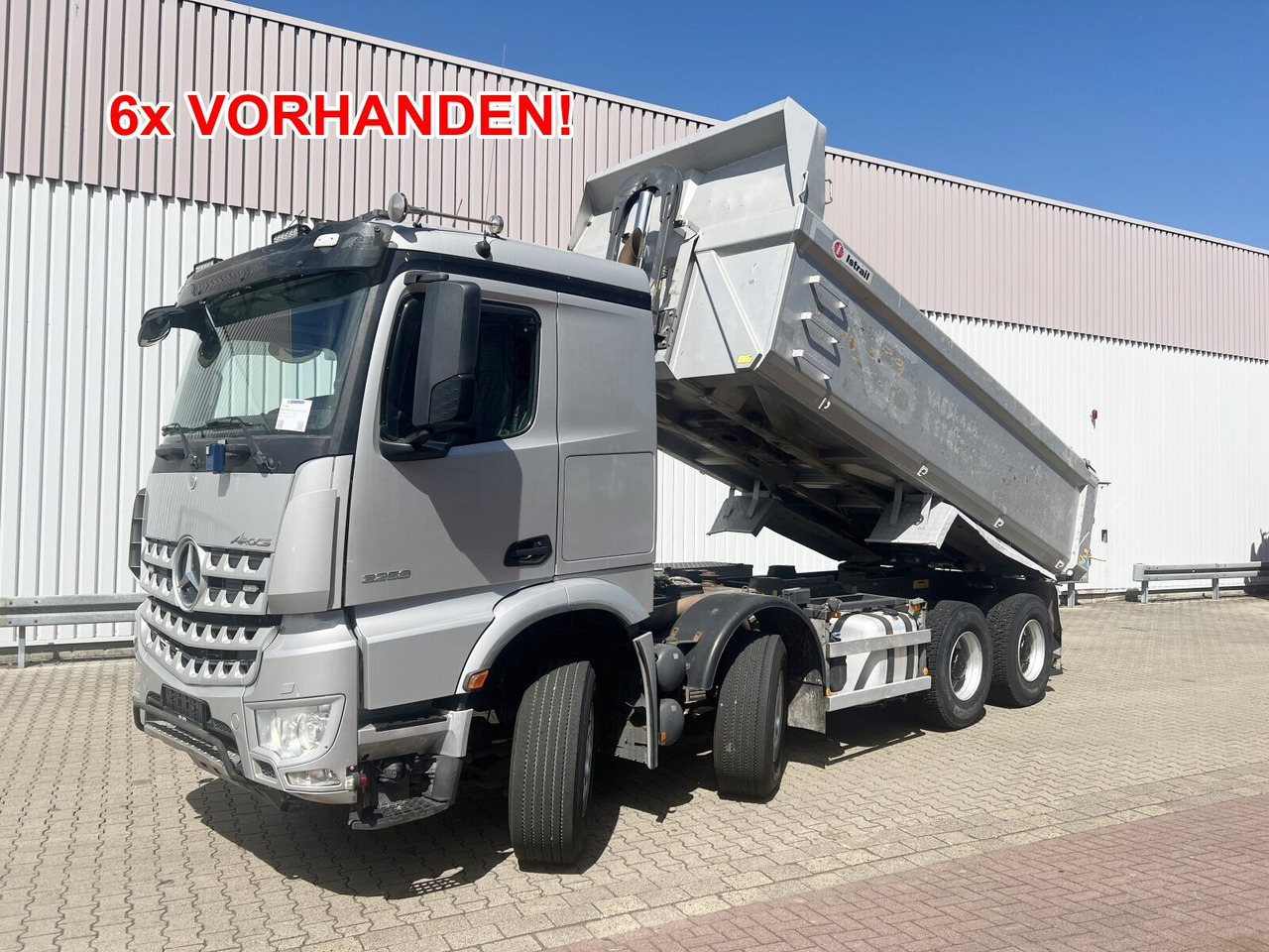 Mercedes-Benz Arocs 3251 LK 8x4/4 Arocs 3251 LK 8x4/4, Retarder, Stahlmulde ca. 15m³, hydr. Heckklappe - Dumper: picture 1 Mercedes-Benz Arocs 3251 LK 8x4/4 Arocs 3251 LK 8x4/4, Retarder, Stahlmulde ca. 15m³, hydr. Heckklappe - Dumper: picture 1