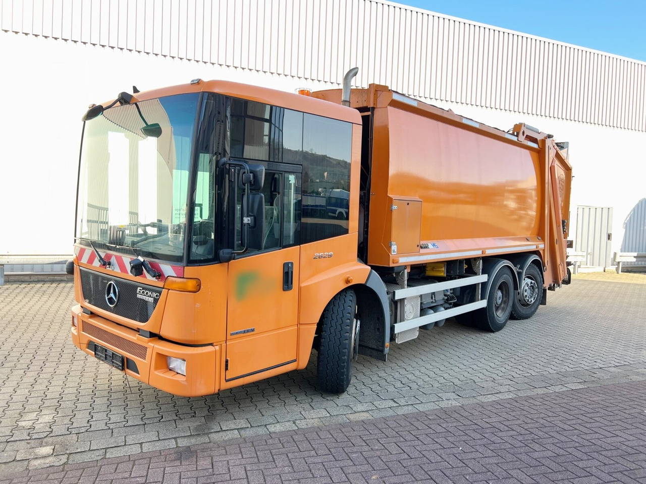 Mercedes-Benz Econic 2629 LL 6x2/4 NLA Econic 2629 LL 6x2/4 NLA, EEV, Lenkachse, HS Schörling - Garbage truck: picture 1 Mercedes-Benz Econic 2629 LL 6x2/4 NLA Econic 2629 LL 6x2/4 NLA, EEV, Lenkachse, HS Schörling - Garbage truck: picture 1
