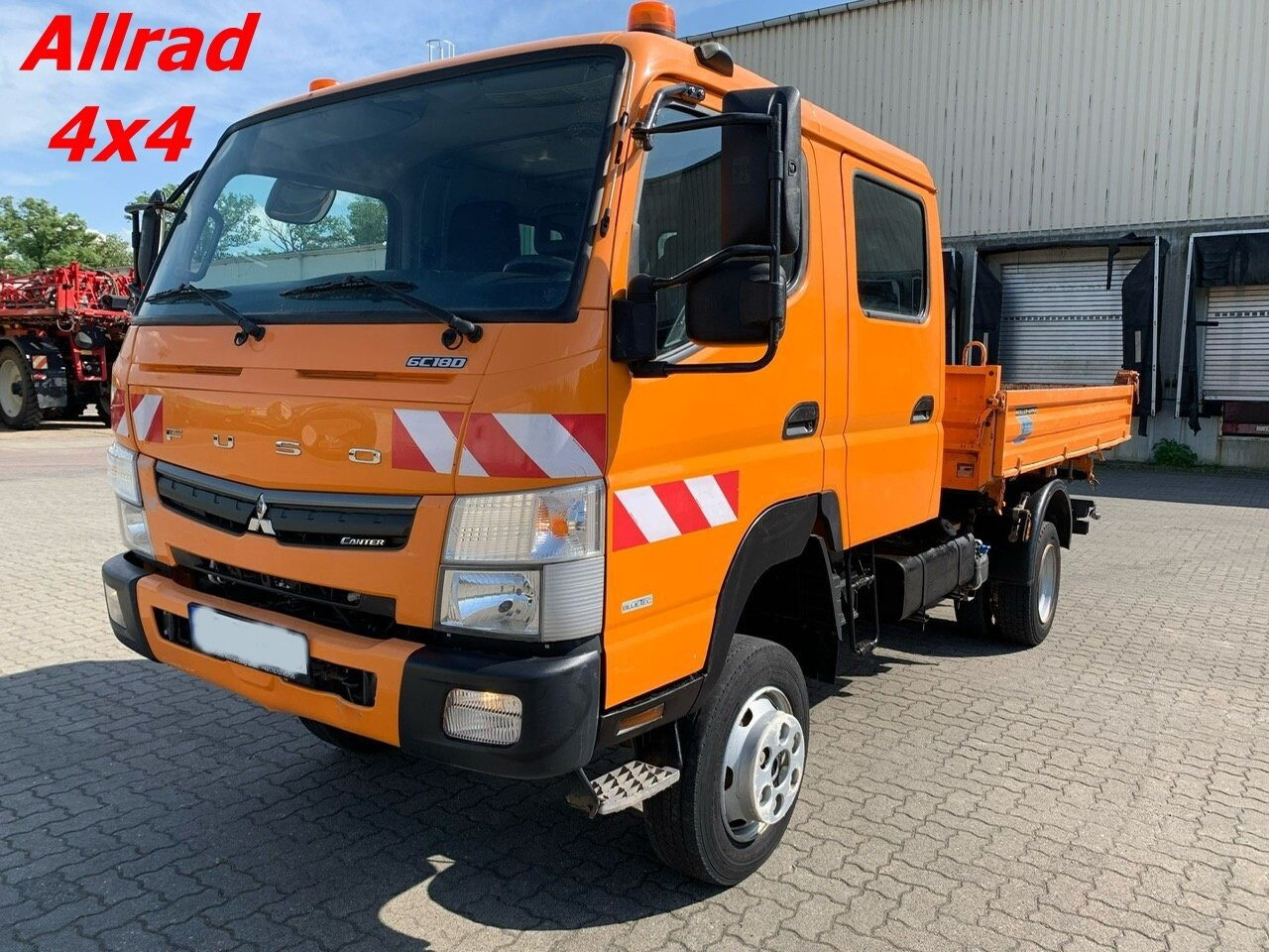 Mitsubishi Canter 6 C18D 4x4 Canter 6 C 18 D/4x4, Allrad, Doka, Kugel AHK, Bluetec - Tipper: picture 1 Mitsubishi Canter 6 C18D 4x4 Canter 6 C 18 D/4x4, Allrad, Doka, Kugel AHK, Bluetec - Tipper: picture 1