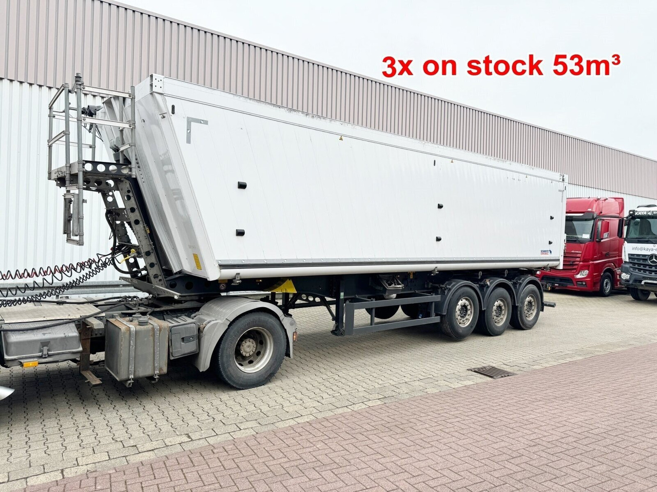 Schmitz Cargobull SKI 24 SL 9.6 SKI 24 SL 9.6, Liftachse, Alumulde ca. 52m³ - Semi-trailer: picture 1 Schmitz Cargobull SKI 24 SL 9.6 SKI 24 SL 9.6, Liftachse, Alumulde ca. 52m³ - Semi-trailer: picture 1