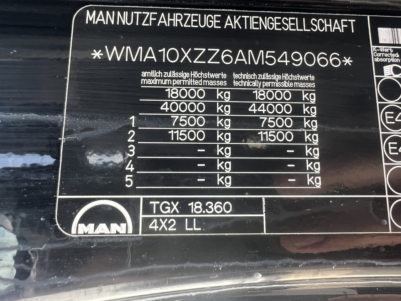 MAN TGA 18.360 4x2 LL TGA 18.360 4x2 LL, Fahrschulausstattung - Truck: picture 3 MAN TGA 18.360 4x2 LL TGA 18.360 4x2 LL, Fahrschulausstattung - Truck: picture 3
