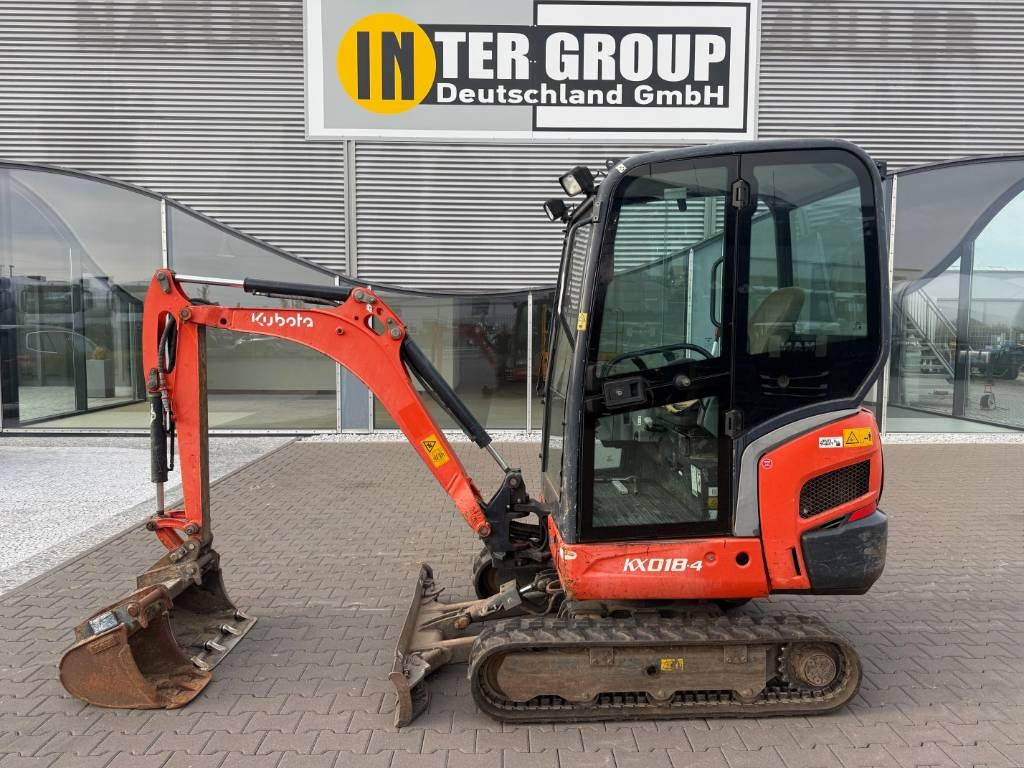 Kubota KX 018-4 - Mini excavator: picture 1 Kubota KX 018-4 - Mini excavator: picture 1