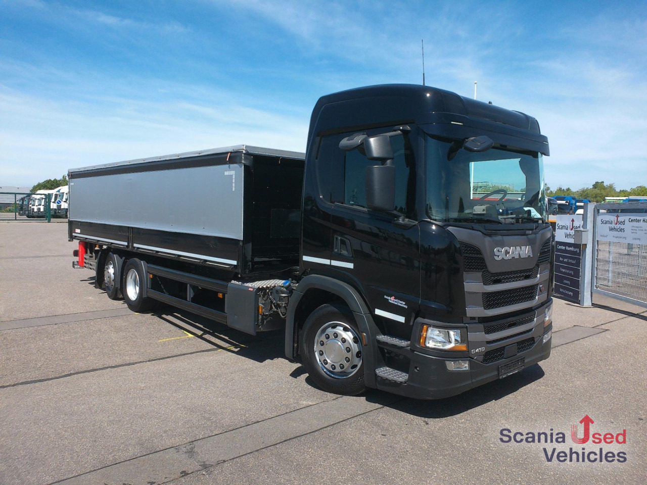 SCANIA G 410 B6x2*4NA Lenk- Liftachse, Boardwand - Curtain side truck: picture 1 SCANIA G 410 B6x2*4NA Lenk- Liftachse, Boardwand - Curtain side truck: picture 1
