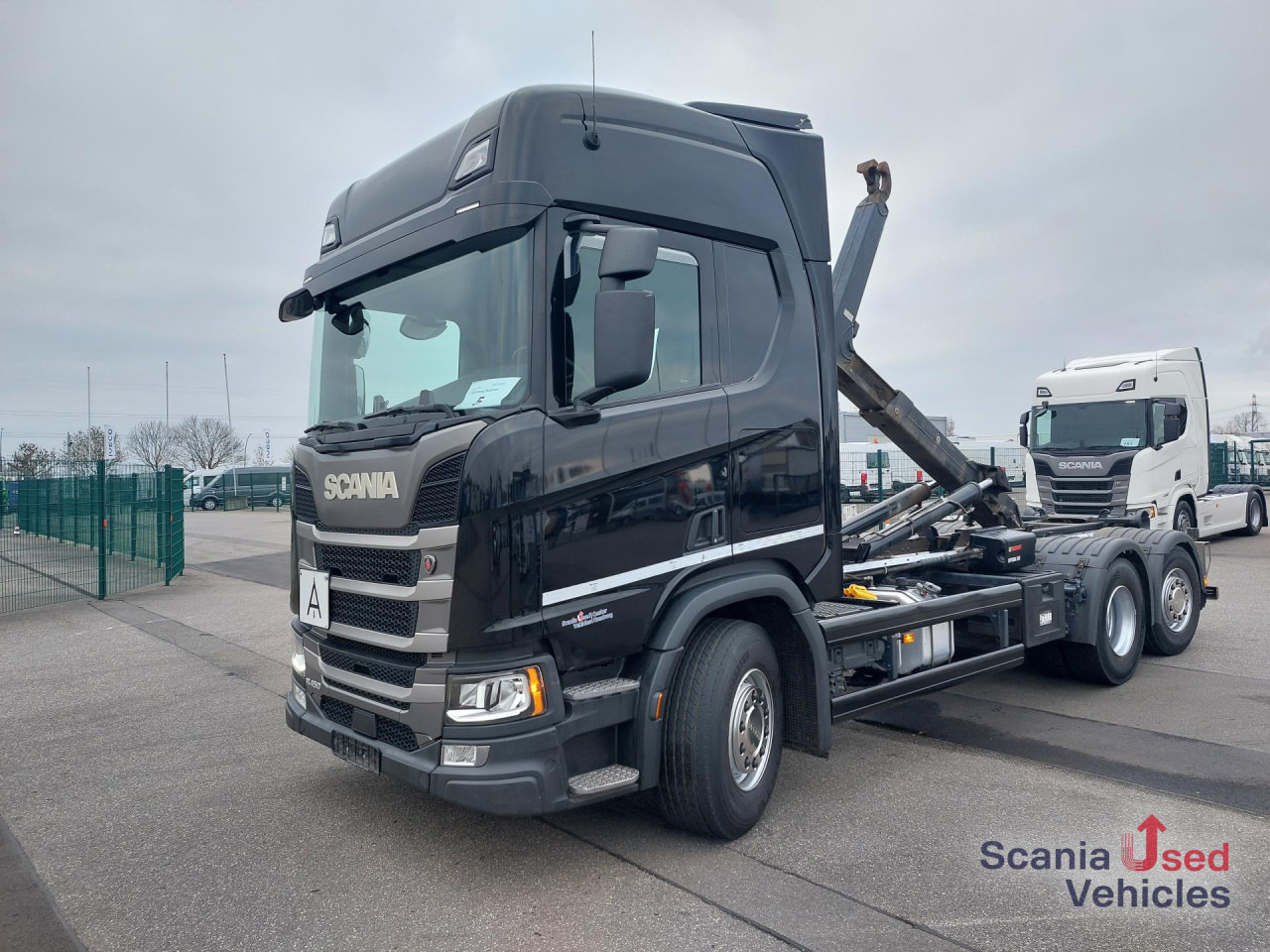 SCANIA R 450 B6x2*4NA Abroller HIAB OPT 20S59 - Hook lift truck: picture 1 SCANIA R 450 B6x2*4NA Abroller HIAB OPT 20S59 - Hook lift truck: picture 1