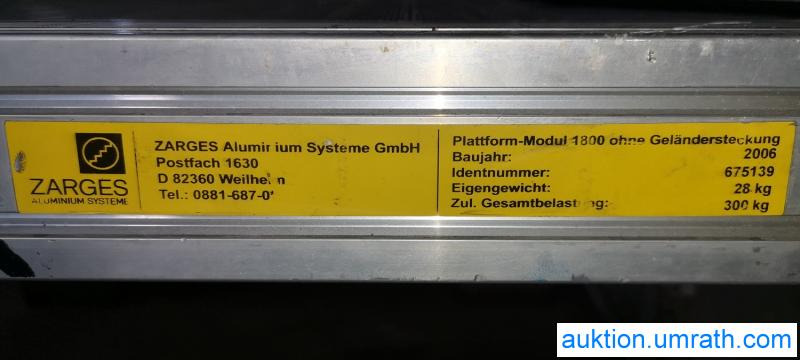 Posten Konvolut Zarges Plattform Laufsteg Bühne Überstieg Gehsteig Sockel Treppen Aluminium hochwertig - Garage equipment: picture 4 Posten Konvolut Zarges Plattform Laufsteg Bühne Überstieg Gehsteig Sockel Treppen Aluminium hochwertig - Garage equipment: picture 4