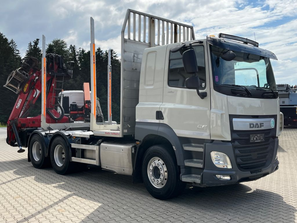 DAF CF 460 6x4 mit Riedler Holzaufb. Penz Kran 12Z - Timber truck, Crane truck: picture 2 DAF CF 460 6x4 mit Riedler Holzaufb. Penz Kran 12Z - Timber truck, Crane truck: picture 2