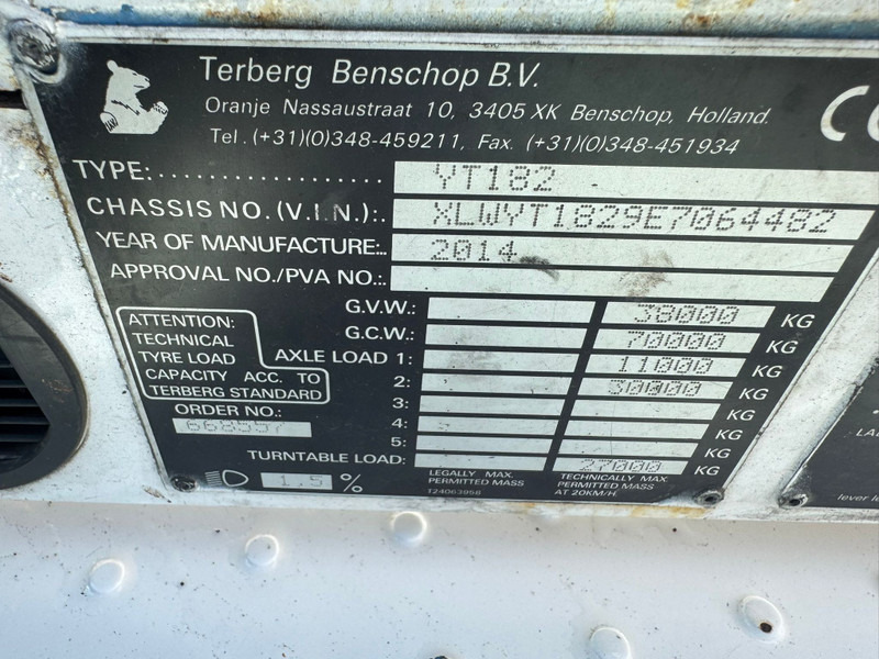 Terminal tractor Terberg YT182 / NL Truck: picture 17 Terminal tractor Terberg YT182 / NL Truck: picture 17