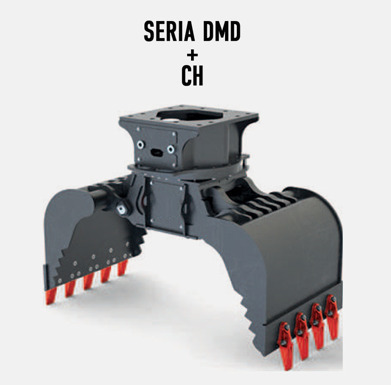 DEMOQ DMD 210 S Hydraulic Polyp -grab 1285 kg - Grapple for Construction machinery: picture 2 DEMOQ DMD 210 S Hydraulic Polyp -grab 1285 kg - Grapple for Construction machinery: picture 2