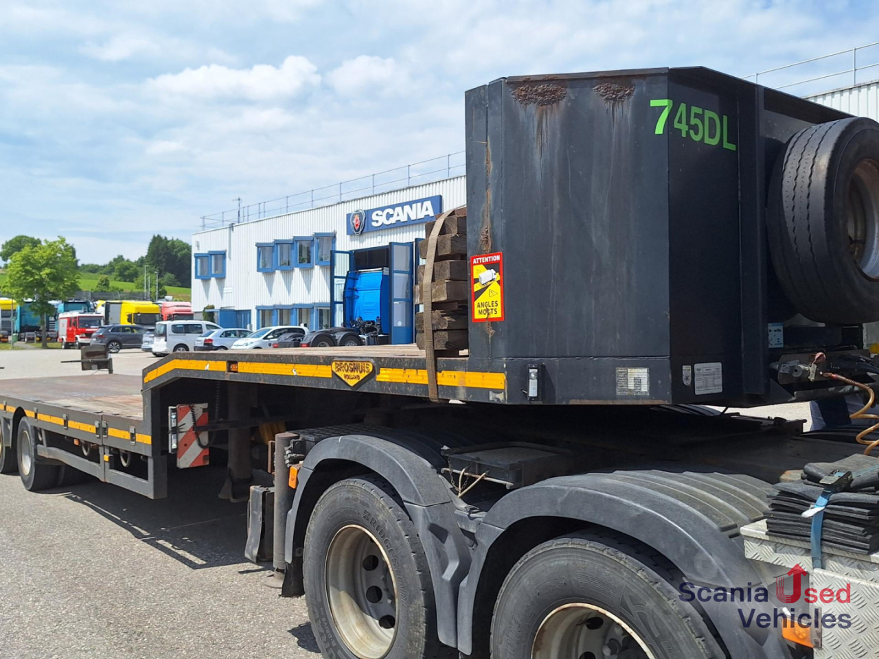 BROSHUIS 4 AOU-16-70 4 Achs ausziehbar !! - Low loader trailer: picture 5 BROSHUIS 4 AOU-16-70 4 Achs ausziehbar !! - Low loader trailer: picture 5