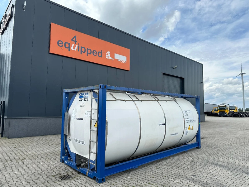 CIMC 20FT ISO, 25.090L/1-COMP/3 BAFFELS/4 manholes, 2.5Y- + CSC-inspection: 10/2026 - Storage tank: picture 1 CIMC 20FT ISO, 25.090L/1-COMP/3 BAFFELS/4 manholes, 2.5Y- + CSC-inspection: 10/2026 - Storage tank: picture 1