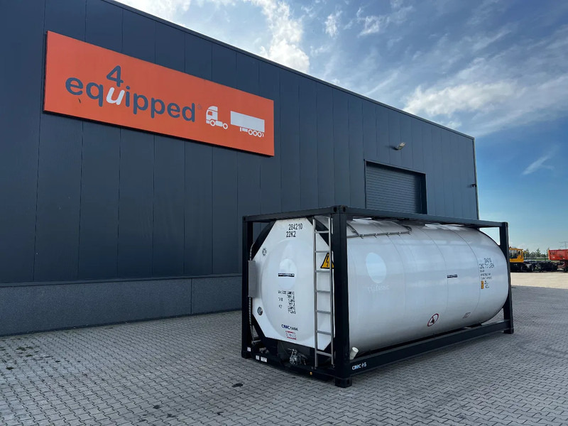 CIMC UNUSED, BOTH FOOD STUFF/CHEMICAL USE, 20FT ISO, 25.000L, L4BN, UN Portable, T11, test: 1-2027 - Storage tank: picture 1 CIMC UNUSED, BOTH FOOD STUFF/CHEMICAL USE, 20FT ISO, 25.000L, L4BN, UN Portable, T11, test: 1-2027 - Storage tank: picture 1