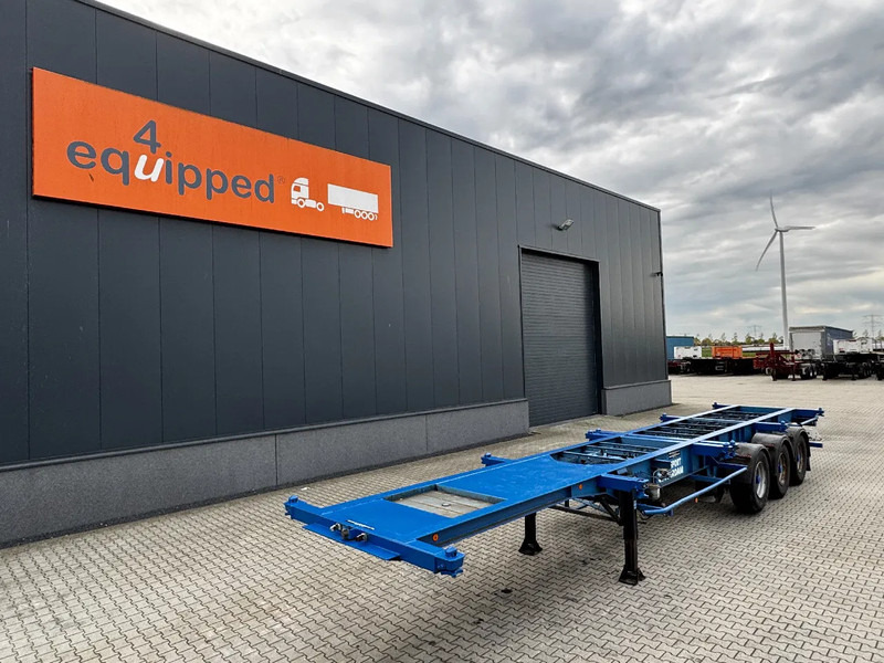 Groenewegen 40FT-chassis / liftaxle / drumbrakes / NL-Chassis - Container transporter/ Swap body semi-trailer: picture 1 Groenewegen 40FT-chassis / liftaxle / drumbrakes / NL-Chassis - Container transporter/ Swap body semi-trailer: picture 1