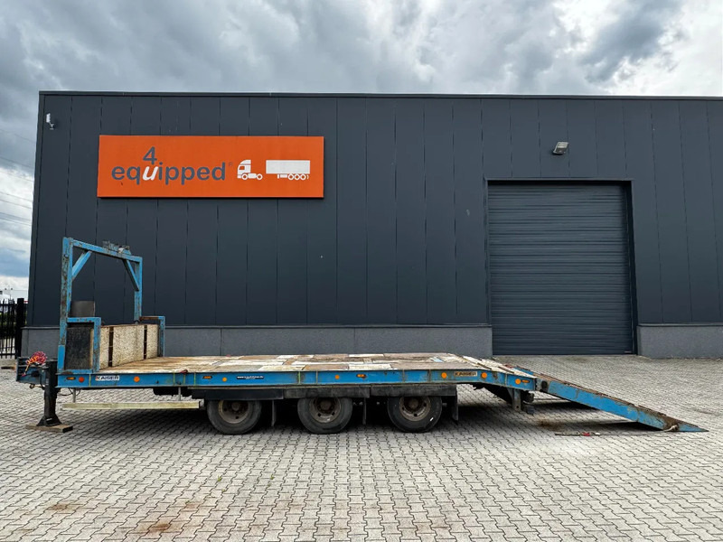 Autotransporter trailer Kaiser drawbar trailer, ramps, 3 axles, spring suspension, hardwood: picture 1