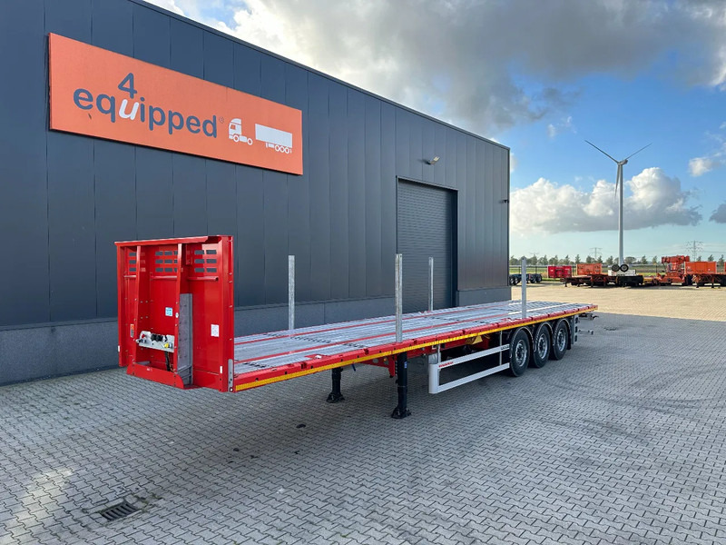 Kässbohrer NEU Heavy-Duty Platform, Heckbündig, Twistlocks (1x 40FT / 2x 20FT), ADR (EX/II, EX/III, FL, AT), Rungtasschen, Scheibebremsen - Dropside/ Flatbed semi-trailer: picture 1 Kässbohrer NEU Heavy-Duty Platform, Heckbündig, Twistlocks (1x 40FT / 2x 20FT), ADR (EX/II, EX/III, FL, AT), Rungtasschen, Scheibebremsen - Dropside/ Flatbed semi-trailer: picture 1