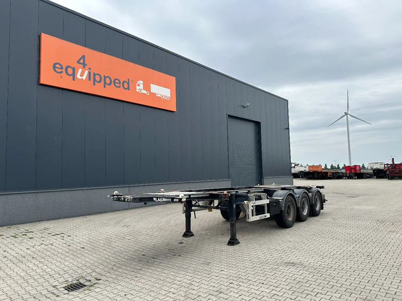LAG 20FT + 30FT, BPW + DISC, LIFTAXLE, NL-CHASSIS, APK: 10/2026 - Container transporter/ Swap body semi-trailer: picture 1 LAG 20FT + 30FT, BPW + DISC, LIFTAXLE, NL-CHASSIS, APK: 10/2026 - Container transporter/ Swap body semi-trailer: picture 1