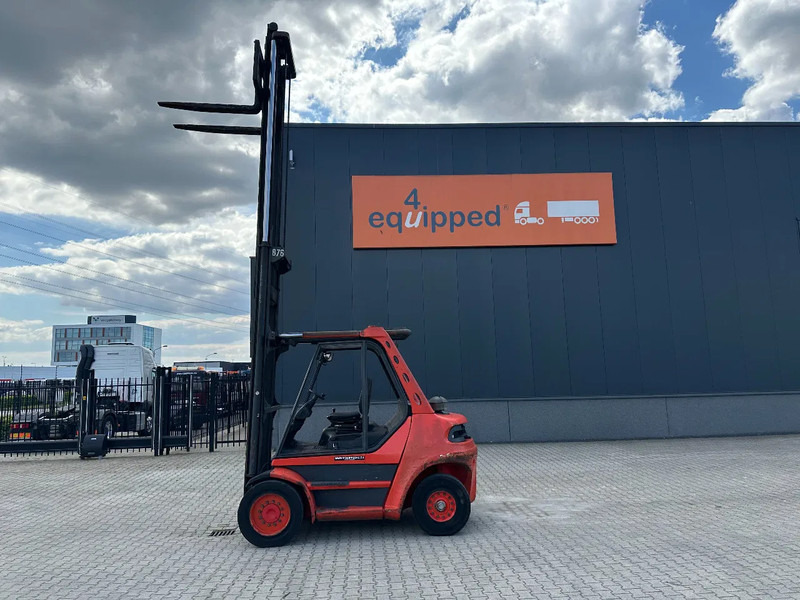 Linde H80D-03 FORKLIFT, 8000KG, duplex, 6 cil. Deutz diesel, 6.256hrs, - Diesel forklift: picture 3 Linde H80D-03 FORKLIFT, 8000KG, duplex, 6 cil. Deutz diesel, 6.256hrs, - Diesel forklift: picture 3