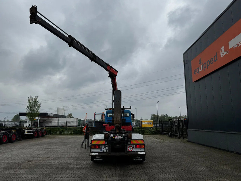 MAN FE 410A, 6x4, EURO 2, Palfinger PK17000 Crane + VDL HOOK, full spring, manual gearbox, MOT 9/2025 - Hook lift truck, Crane truck: picture 5 MAN FE 410A, 6x4, EURO 2, Palfinger PK17000 Crane + VDL HOOK, full spring, manual gearbox, MOT 9/2025 - Hook lift truck, Crane truck: picture 5