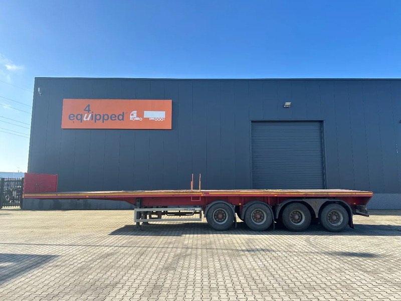 MOL 62 tons Ballast trailer, 4 axles, 2 steering axles, Belgium- trailer, 70% tyres - Dropside/ Flatbed semi-trailer: picture 3 MOL 62 tons Ballast trailer, 4 axles, 2 steering axles, Belgium- trailer, 70% tyres - Dropside/ Flatbed semi-trailer: picture 3