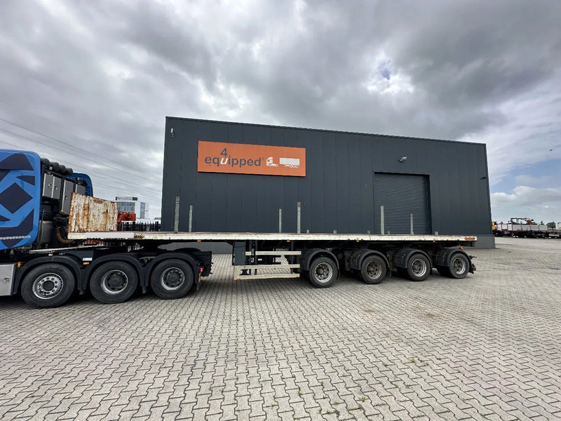 Nooteboom OVB-73-04, 73 tons 4-axle Ballast trailer, 3 hydraulic steering axles, 75% tyres, MOT 03/2026 - Dropside/ Flatbed semi-trailer: picture 2 Nooteboom OVB-73-04, 73 tons 4-axle Ballast trailer, 3 hydraulic steering axles, 75% tyres, MOT 03/2026 - Dropside/ Flatbed semi-trailer: picture 2