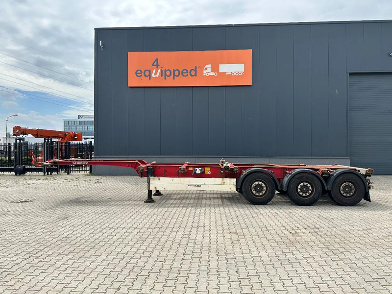 Schmitz Cargobull SCF 24 G MX 40FT HC-chassis, discbrakes, liftaxle, extendable at the rear, NL-chassis - Container transporter/ Swap body semi-trailer: picture 4 Schmitz Cargobull SCF 24 G MX 40FT HC-chassis, discbrakes, liftaxle, extendable at the rear, NL-chassis - Container transporter/ Swap body semi-trailer: picture 4