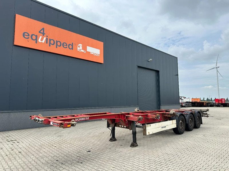 Schmitz Cargobull SCF 24 G MX 40FT HC-chassis, discbrakes, liftaxle, extendable at the rear, NL-chassis - Container transporter/ Swap body semi-trailer: picture 1 Schmitz Cargobull SCF 24 G MX 40FT HC-chassis, discbrakes, liftaxle, extendable at the rear, NL-chassis - Container transporter/ Swap body semi-trailer: picture 1