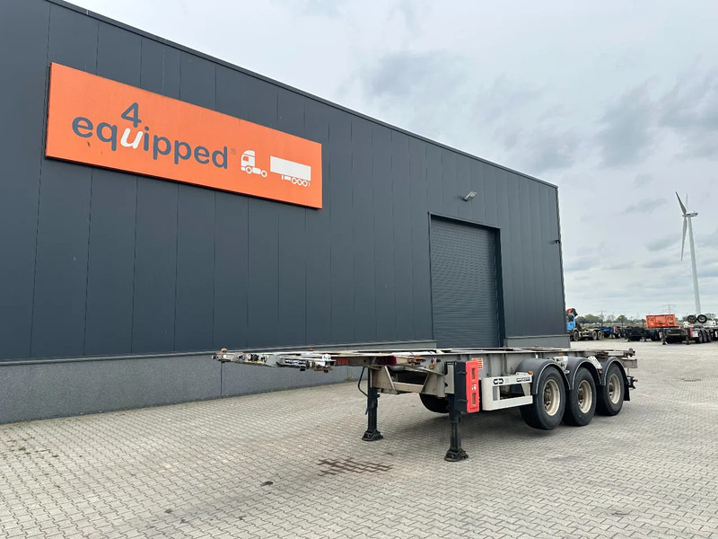 Van Hool 20FT/30FT, ADR (EX/II, EX/III, FL, AT), BPW + drum, ALCOA, galvanized, liftaxle, NL-Chassis - Container transporter/ Swap body semi-trailer: picture 1 Van Hool 20FT/30FT, ADR (EX/II, EX/III, FL, AT), BPW + drum, ALCOA, galvanized, liftaxle, NL-Chassis - Container transporter/ Swap body semi-trailer: picture 1