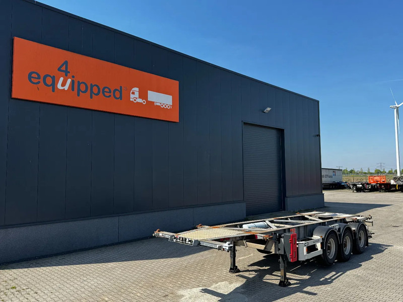 Van Hool 20FT/30FT, ADR (EX/II, EX/III, FL, AT), BPW + drum, ALCOA, galvanized, liftaxle, NL-Chassis - Container transporter/ Swap body semi-trailer: picture 1 Van Hool 20FT/30FT, ADR (EX/II, EX/III, FL, AT), BPW + drum, ALCOA, galvanized, liftaxle, NL-Chassis - Container transporter/ Swap body semi-trailer: picture 1
