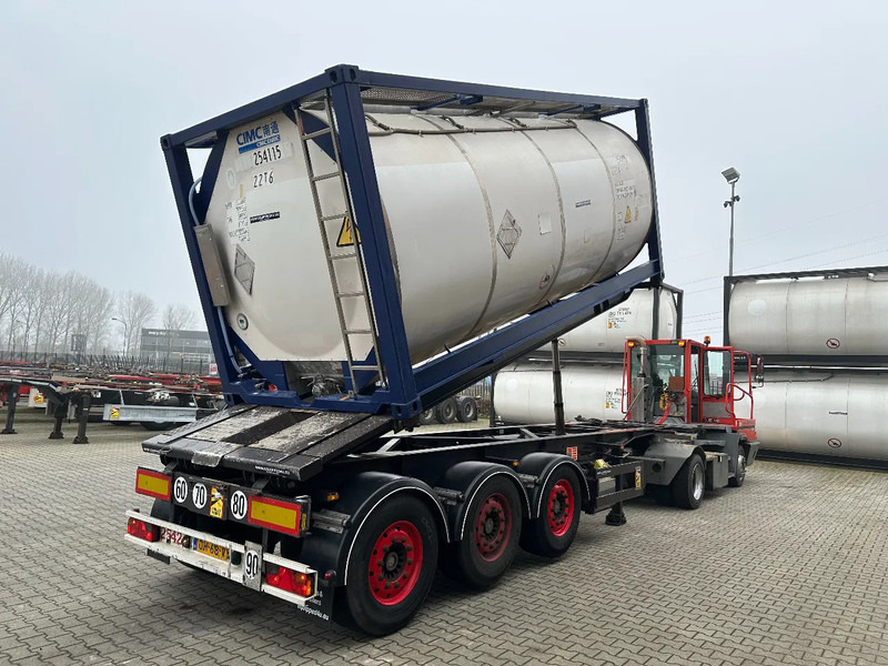 Van Hool 20FT Tipping-chassis, ADR (EX/II, EX/III, FL, AT), SAF, 2 liftaxles - Container transporter/ Swap body semi-trailer: picture 4 Van Hool 20FT Tipping-chassis, ADR (EX/II, EX/III, FL, AT), SAF, 2 liftaxles - Container transporter/ Swap body semi-trailer: picture 4
