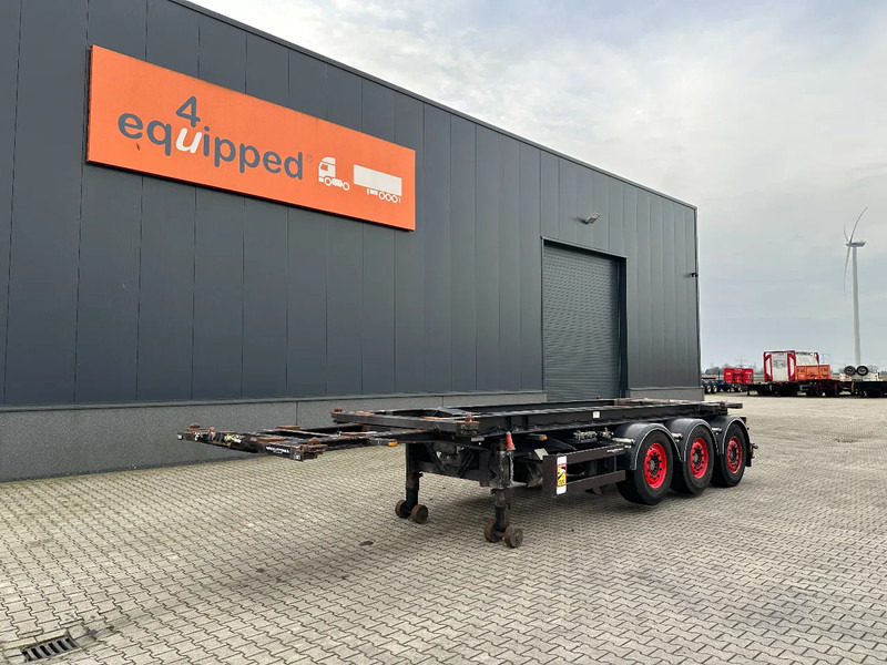Van Hool 20FT Tipping-chassis, ADR (EX/II, EX/III, FL, AT), SAF + DISC, 2 liftaxles - Container transporter/ Swap body semi-trailer: picture 2 Van Hool 20FT Tipping-chassis, ADR (EX/II, EX/III, FL, AT), SAF + DISC, 2 liftaxles - Container transporter/ Swap body semi-trailer: picture 2
