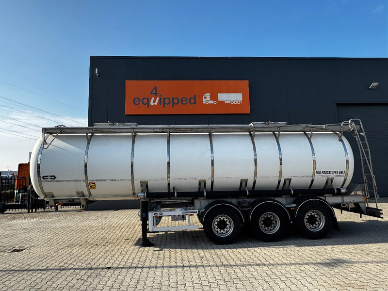 Van Hool FOOD / RVS chassis / 5.860KG/ 29.500L / 1-COMP / 1 -BAFFLE / DISC/ NL / TYRES 80 pct / APK - Tanker semi-trailer: picture 2 Van Hool FOOD / RVS chassis / 5.860KG/ 29.500L / 1-COMP / 1 -BAFFLE / DISC/ NL / TYRES 80 pct / APK - Tanker semi-trailer: picture 2
