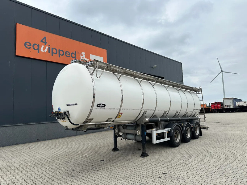 Van Hool FOOD / RVS chassis / empty weight: 5.860kg / 29.500L / 1-comp.+ 1 baffel / discbrakes / NL / APK: 02/2026 - Tanker semi-trailer: picture 1 Van Hool FOOD / RVS chassis / empty weight: 5.860kg / 29.500L / 1-comp.+ 1 baffel / discbrakes / NL / APK: 02/2026 - Tanker semi-trailer: picture 1