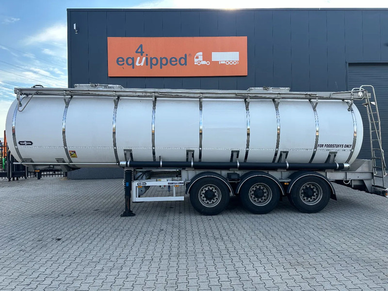 Van Hool LEBENSMITTEL / RVS Rahmen / Leergewicht: 5.860kg / 29.500L / 1-Kammer+ 1 Schwallwand / Scheibebremse / NL / APK - Tanker semi-trailer: picture 2 Van Hool LEBENSMITTEL / RVS Rahmen / Leergewicht: 5.860kg / 29.500L / 1-Kammer+ 1 Schwallwand / Scheibebremse / NL / APK - Tanker semi-trailer: picture 2