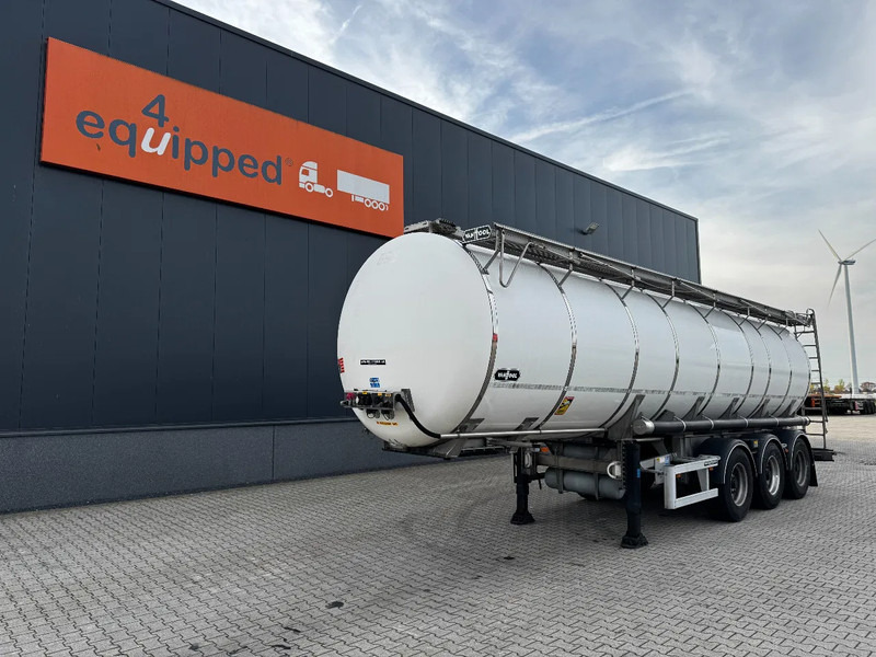 Van Hool LEVENSMIDDEL / RVS Rahmen / Leergewicht: 5.860kg / 29.500L / 1-Kammer+ 1 Schwallwand / Scheibebremse / NL / APK 03-2026 - Tanker semi-trailer: picture 1 Van Hool LEVENSMIDDEL / RVS Rahmen / Leergewicht: 5.860kg / 29.500L / 1-Kammer+ 1 Schwallwand / Scheibebremse / NL / APK 03-2026 - Tanker semi-trailer: picture 1