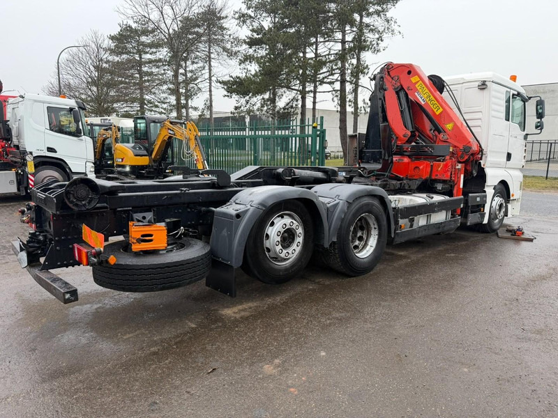 MAN TGA 26.430 6x2 HOOKLIFT + CRANE PALFINGER PK 19000 B (3x) + RADIO + ROTATOR - LIFT + STEERING AXLE - BE TRUCK - Hook lift truck, Crane truck: picture 5 MAN TGA 26.430 6x2 HOOKLIFT + CRANE PALFINGER PK 19000 B (3x) + RADIO + ROTATOR - LIFT + STEERING AXLE - BE TRUCK - Hook lift truck, Crane truck: picture 5