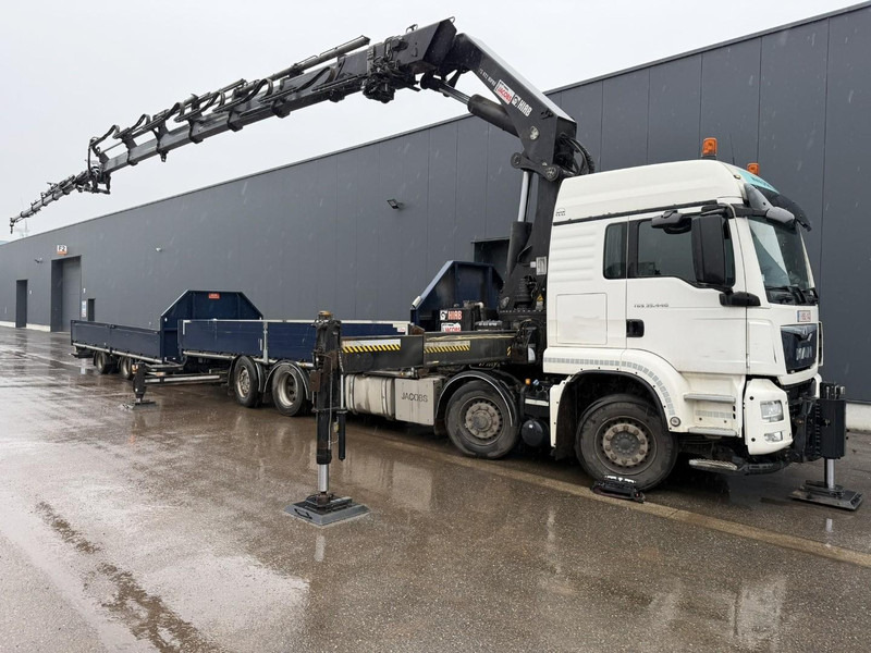 MAN TGS 35.440 8x2/4 HYDRO-DRIVE + CRANE HIAB 622 E-6 HIPRO + FLY-JIB 150X-6 + WINCH - FRONT STAB - LIFT + STEERING AXLE + PACTON 2-AXLE TRAILER - Crane truck: picture 1 MAN TGS 35.440 8x2/4 HYDRO-DRIVE + CRANE HIAB 622 E-6 HIPRO + FLY-JIB 150X-6 + WINCH - FRONT STAB - LIFT + STEERING AXLE + PACTON 2-AXLE TRAILER - Crane truck: picture 1