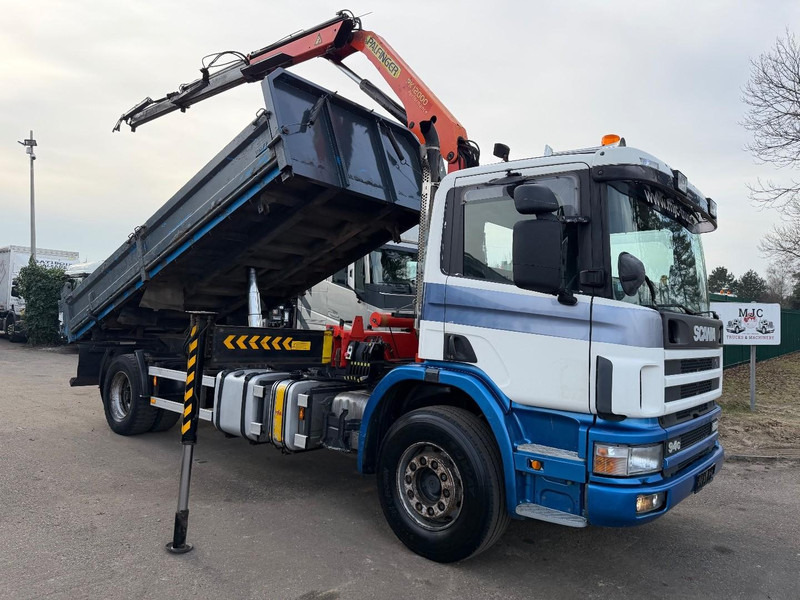 Scania P 94G-260 4x2 TIPPER / CRANE + PALFINGER PK 12000 - SPRING / BALLESTAS - EURO 3 - MANUAL - BE TRUCK - Tipper, Crane truck: picture 1 Scania P 94G-260 4x2 TIPPER / CRANE + PALFINGER PK 12000 - SPRING / BALLESTAS - EURO 3 - MANUAL - BE TRUCK - Tipper, Crane truck: picture 1