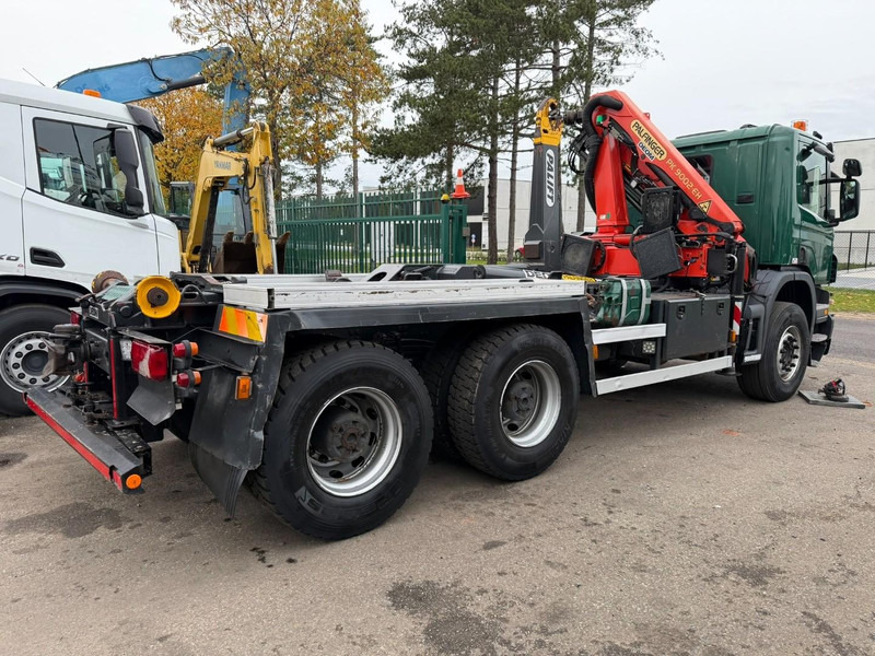 Hook lift truck Scania P400 6x4 ABROLLKIPPER + KRAN PALFINGER PK9001 EH - RETARDER - 5/6F + ROTATOR + RADIO - WB 3m90 - EURO 5 - HUB REDUCTION / SPRING - BE TRUCK: picture 7
