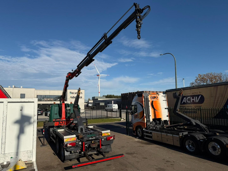 Hook lift truck Scania P400 6x4 ABROLLKIPPER + KRAN PALFINGER PK9001 EH - RETARDER - 5/6F + ROTATOR + RADIO - WB 3m90 - EURO 5 - HUB REDUCTION / SPRING - BE TRUCK: picture 6