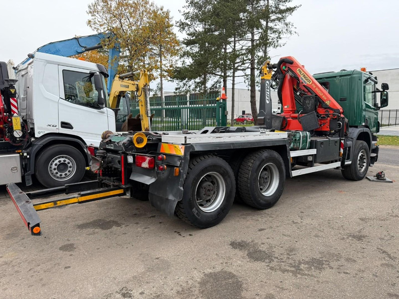 Hook lift truck Scania P400 6x4 ABROLLKIPPER + KRAN PALFINGER PK9001 EH - RETARDER - 5/6F + ROTATOR + RADIO - WB 3m90 - EURO 5 - HUB REDUCTION / SPRING - BE TRUCK: picture 8