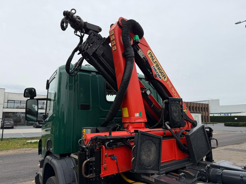 Hook lift truck Scania P400 6x4 ABROLLKIPPER + KRAN PALFINGER PK9001 EH - RETARDER - 5/6F + ROTATOR + RADIO - WB 3m90 - EURO 5 - HUB REDUCTION / SPRING - BE TRUCK: picture 15