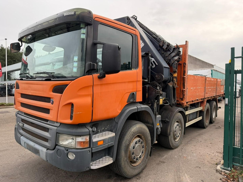 Scania P420 8X4 + (25m) CRANE HIAB 422 E-5 HIPRO + JIB 100X-4 - RETARDER - *284.000km* - MANUAL - STEEL SPRING - EURO 3 - BE TRUCK - Crane truck: picture 4 Scania P420 8X4 + (25m) CRANE HIAB 422 E-5 HIPRO + JIB 100X-4 - RETARDER - *284.000km* - MANUAL - STEEL SPRING - EURO 3 - BE TRUCK - Crane truck: picture 4