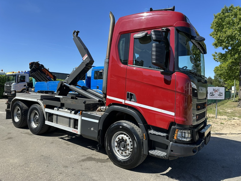 Scania R500 XT 6x4 RETARDER - HOOKLIFT / HAAKSYSTEEM WAF 20T - 5200mm - WB 3m75 - *231.000km* - HUB REDUCTION / STEEL SUSPENSION - EURO 6 - BE TRUCK - Hook lift truck: picture 1 Scania R500 XT 6x4 RETARDER - HOOKLIFT / HAAKSYSTEEM WAF 20T - 5200mm - WB 3m75 - *231.000km* - HUB REDUCTION / STEEL SUSPENSION - EURO 6 - BE TRUCK - Hook lift truck: picture 1