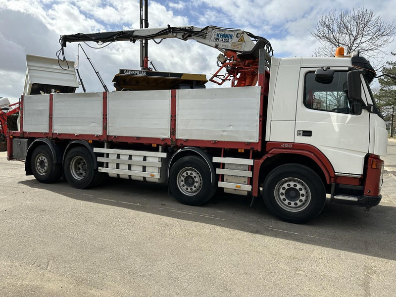 Volvo FM 480 8X2 - EURO 5 - STEERING AXLE / LENK ACHSE + KENNIS 14.000R - I SHIFT - Dropside/ Flatbed truck: picture 3 Volvo FM 480 8X2 - EURO 5 - STEERING AXLE / LENK ACHSE + KENNIS 14.000R - I SHIFT - Dropside/ Flatbed truck: picture 3