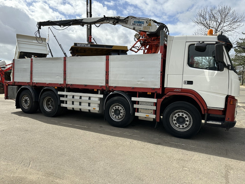 Volvo FM 480 8X2 - EURO 5 - STEERING AXLE / LENK ACHSE + KENNIS 14.000R - I SHIFT - Dropside/ Flatbed truck: picture 3 Volvo FM 480 8X2 - EURO 5 - STEERING AXLE / LENK ACHSE + KENNIS 14.000R - I SHIFT - Dropside/ Flatbed truck: picture 3
