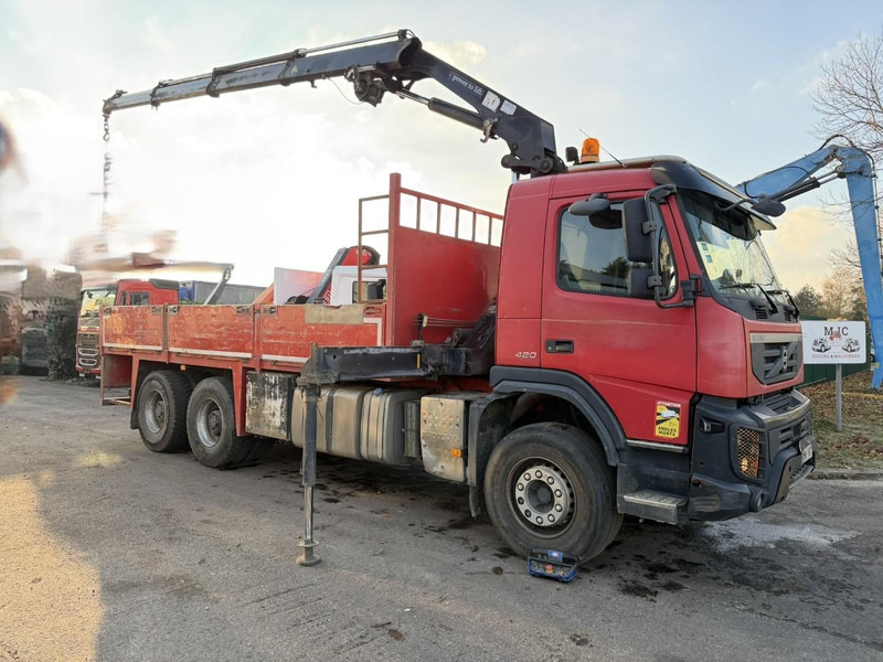 Volvo FMX 420 6X4 + CRANE HMF 1720 + winch + radio - BIG AXLES / HUB REDUCTION - STEEL SPRING / BLATT - PLATFORM 6m10 - Crane truck: picture 1 Volvo FMX 420 6X4 + CRANE HMF 1720 + winch + radio - BIG AXLES / HUB REDUCTION - STEEL SPRING / BLATT - PLATFORM 6m10 - Crane truck: picture 1