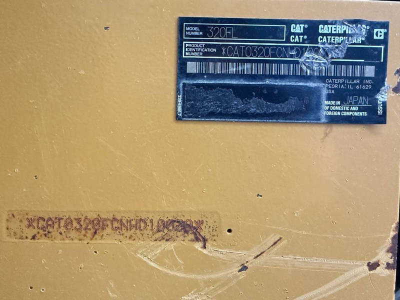 Crawler excavator Cat 320FL VA: picture 12 Crawler excavator Cat 320FL VA: picture 12