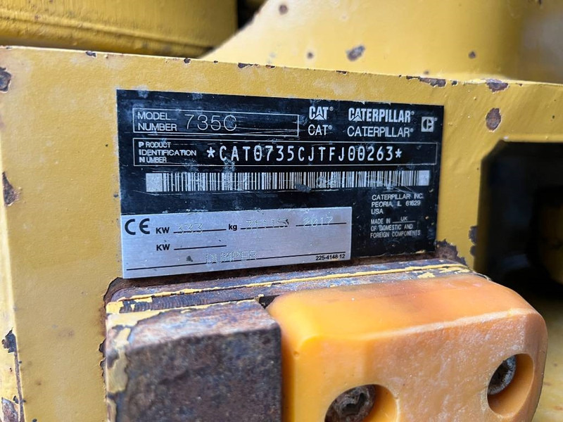 Articulated dumper Cat 735C: picture 7