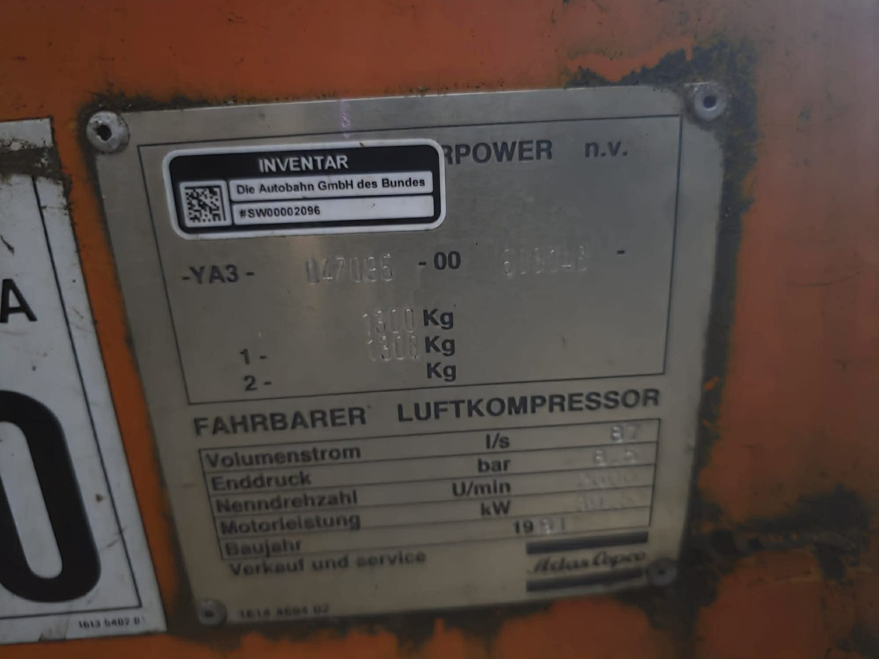 Atlas Copco XAS 90 - Construction machinery: picture 5 Atlas Copco XAS 90 - Construction machinery: picture 5