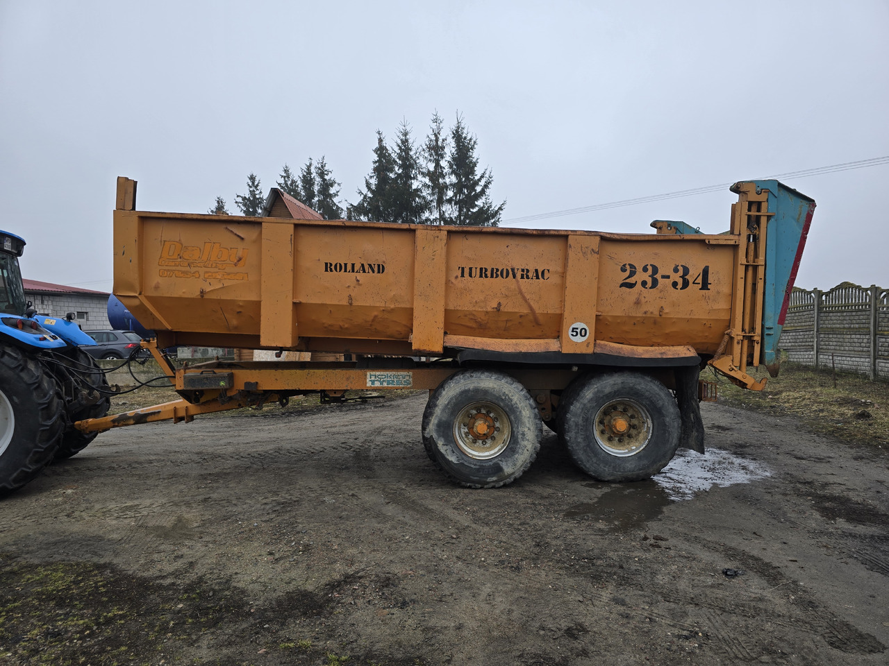 ROLLAND TURBOVRAC  23-34 - Farm tipping trailer/ Dumper: picture 4 ROLLAND TURBOVRAC  23-34 - Farm tipping trailer/ Dumper: picture 4